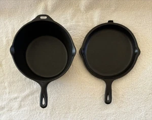Universal Housewares 10 Zoll Gusseisen Pfanne/Deckel & 3 Quart Topf gewürzt #172 - Bild 1 von 17