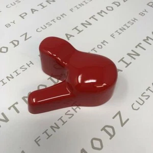 Mk3 Focus alle Varianten inkl. ST RS - Motorhaube Fang Entriegelungsabdeckung - glänzend rot - Bild 1 von 3