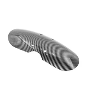 Carbonio Plastica Breve Davanti Parafango Per Triumph Bonneville T100 Thruxton - Picture 1 of 3