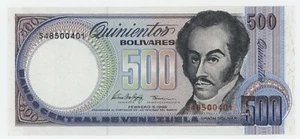 Venezuela 500 Bolivares 5-2-1998 Pick 67.f UNC Uncirculated Banknote Serie S - Picture 1 of 2