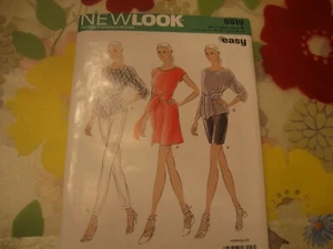 Easy NEW LOOK Pattern 6519 Dress, Top, Pants, and Shorts Misses Sizes 8-20 - Picture 1 of 2