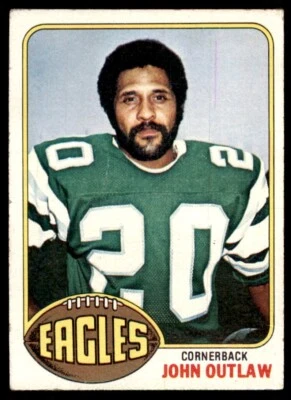 1976 Topps John Outlaw Football Cards #181 - Image 1 of 2