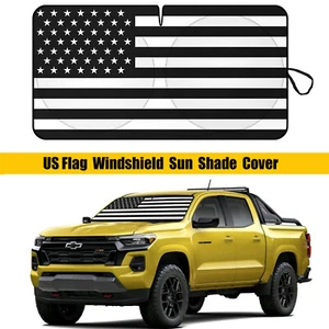 Cubierta parabrisas para camioneta Chevrolet Silverado 1500 Colorado bandera de Estados Unidos - Imagen 1 de 12