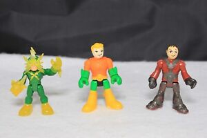 Imaginext DC Super Friends Aquaman Dino Rider Man & Electro Playskool Marvel