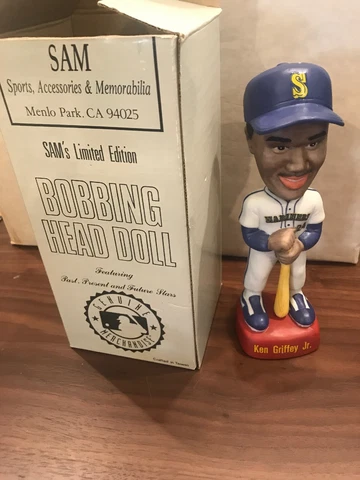 Ken Griffey Jr - 1992 Sam's Limited Edition MLB BobbleHead Doll Seattle Mariners Cover