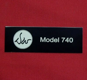 Dan Wesson Model 740 Display Case Plaque  - Picture 1 of 2