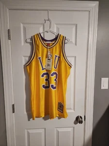100% Authentic Mitchell & Ness 90/91 Shaquille O'Neal LSU Tigers Jersey Sz 48 XL - Picture 1 of 4