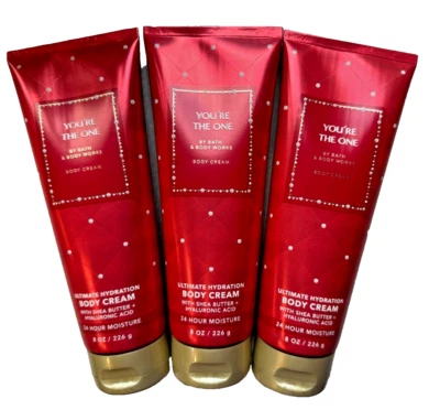Bath & Body Works LOT of 3 Tubes Bottles You're The One Body Cream Lotion 8 oz - Image 1 of 2