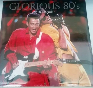 Glorious 80's 2018 Calendar 12x12 New Sealed Frameable Photos - Picture 1 of 2