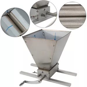 7L Handmühle Getreidemühle Grain Schrotmühle 2 Rollen Futtermühle Heimbrauer - Bild 1 von 21
