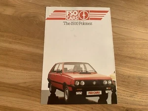 März 1986 FSO POLONEZ 1500 Facelift - UK Prospekt Colliers Of Dukinfield - Bild 1 von 4