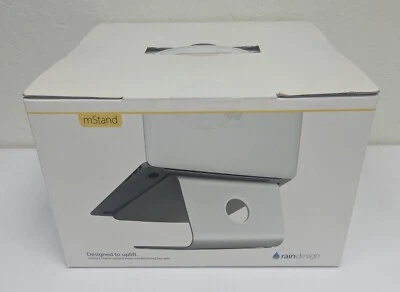 New Sealed RainDesign mStand Laptop Stand in Silver Designed for MacBook - Image 1 of 4