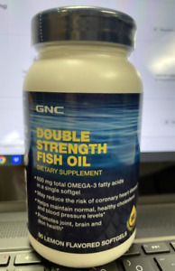 GNC Double Strength Fish Oil - 90 Softgels - Exp. 2/2025