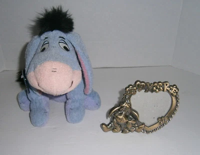 Applause Disney Winnie the Pooh SOFT EEYORE 8" ANIMAL DE PELUCHE + MARCO DE FOTOS Foto 1 de 4