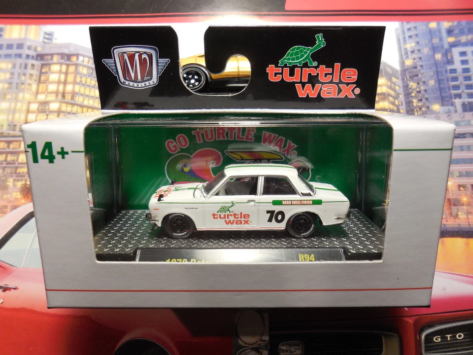 M2 Machines 1970 Datsun 510 Turtle Wax (R94) 2024 - Image 1 of 3