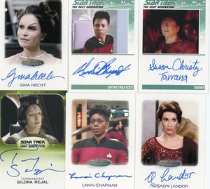 WOMEN OF STAR TREK ART & IMAGES - LANAI CHAPMAN - AUTOGRAMMKARTE - Bild 1 von 2