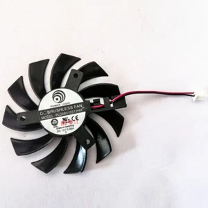 For Power Logic PLD08010S12HH DC12V 0.35A 7410 2Wire Graphics Cooling Fan - Picture 1 of 2