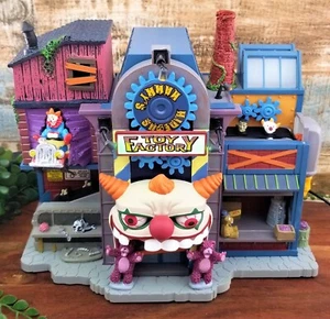 Lemax Signature Spooky Town Hideous Harry's Toy Factory Clowns Animated VIDEO - Picture 1 of 12