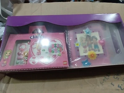 New LEGO Clickits 7533 Jewels jewelry, bracelet, KeyRing Necklace And Note Book - Image 1 of 4