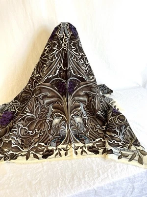 Bufanda vintage de lana para pájaros de Linda Allard para Ellen Tracy Foto 1 de 4