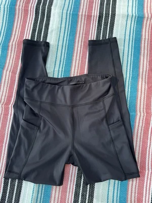 Леггинсы Aeropostale High Waited черные с карманами - Изображение 1 из 4