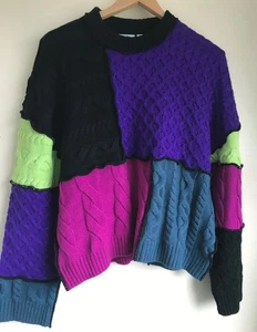 The Ragged Priest patchwork jumper medium - Picture 1 of 6
