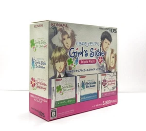 Tokimeki Memorial Girl's Side Triple Pack 1st 2nd 3rd Nintendo DS Japan CIB - Picture 1 of 4