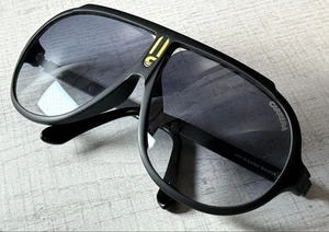 Carrera Sunglasses 5512A Aviator Black Center Logo Men Made in Australia - Picture 1 of 12