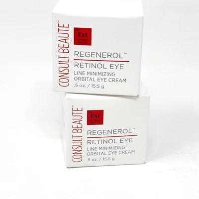2 - Consult Beaute Regenerol RETINOL EYE Line Minimizing Orbital Eye Cream NEW - Image 1 of 4