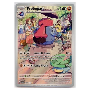 Pokémon Probopass SV 2024 ilustración de mascarada crepuscular raro #182/167 casi nuevo - Imagen 1 de 3