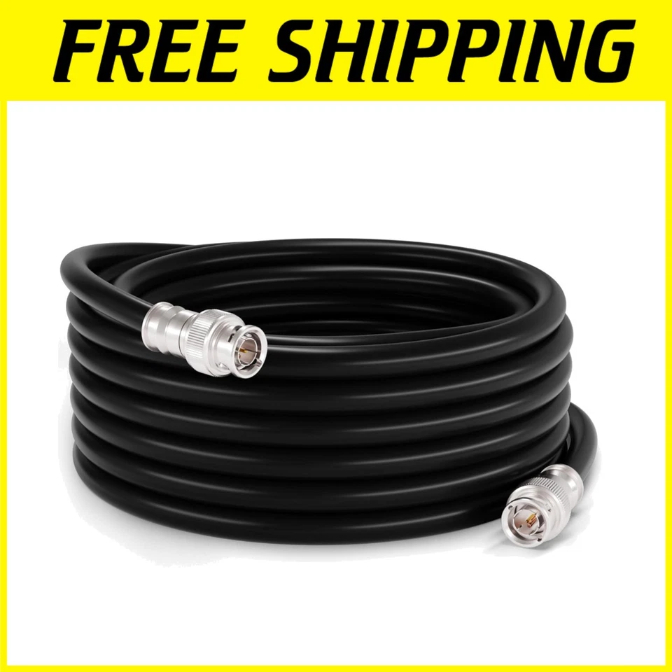 50ft BNC Cable - Low Loss HD-SDI/SDI - 2 BNC Connections - Image 1 of 4