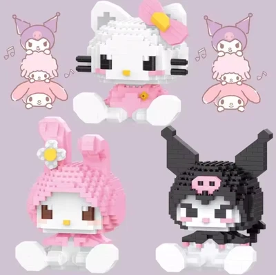 SANRIO CINNAMOROLL MY MELODY BLOQUE DE CONSTRUCCIÓN JUGUETE REGALO NANOBLOCK 3D ABEJA Foto 1 de 4