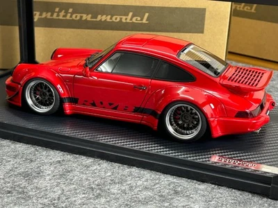 Modelo de ignição 1/18 RWB Porsche 964 vermelho RAUH-Welt 911 930-- IG3636 - Imagem 1 de 4