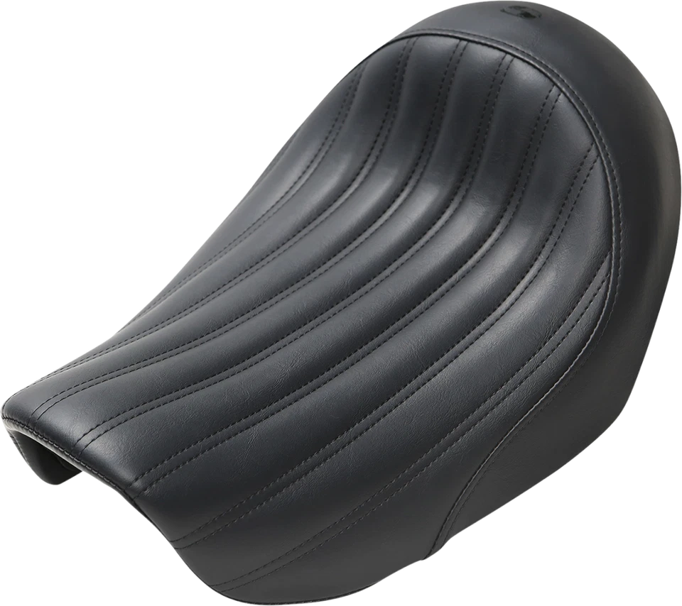 Asiento individual de gel negro acanalado Saddlemen Knuckle para Harley Dyna FXDLS 2006-2017 Foto 1 de 1