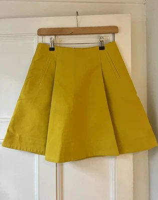 Cos Rich Yellow Cotton Skirt. Size 8. Excellent Condition - Image 1 of 4