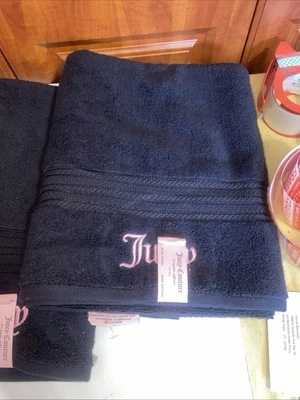 Juicy Couture  100% Cotton Bath Towel 28x54 Set 2 - Image 1 of 4