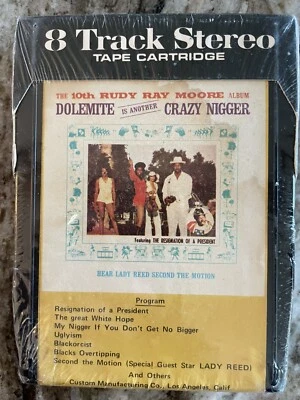 Dolemite Is Another Crazy Ni@@er 10th Rudy Ray Moore Album, 8 Track New & Sealed - Image 1 of 4