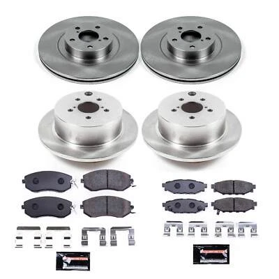 PowerStop Disc Brake Kit - Front and Rear - Fits Subaru Crosstrek 2016-2017, Sub - Image 1 of 4