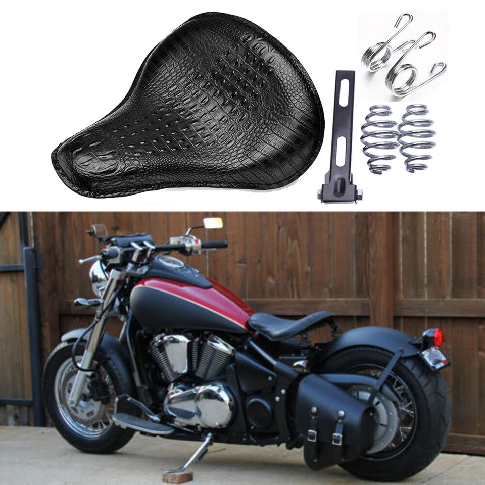For Kawasaki Vulcan 2000 1500 900 800 750 450 Bobber Motorcycle Solo Seat Saddle - Image 1 of 4