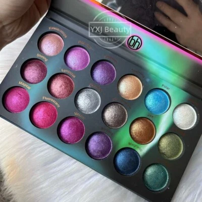 New BH Cosmetics Aurora Lights 18 Colors Eyeshadow Palette Full size~Rare - Image 1 of 4