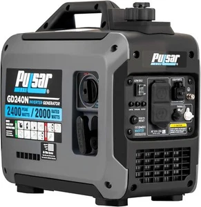Pulsar 2,400W Portable Gas Inverter Generator w/ USB Outlet & Parallel Capabilit - Picture 1 of 6