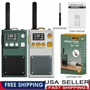 Walkie Talkie de Largo Alcance Radio de Dos Vías Portátil Paquete de 2 Walkie Talkie para Exterior - Imagen 1 de 23