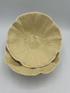 (2) Lotus PoppyTrail Metlox Suppen-/Müslischalen Sand überbacken makelloser Zustand - Bild 1 von 4