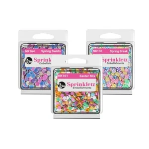 Paquete de resorte Sprinklets pequeñas piezas de arcilla de polímero para artesanía - Imagen 1 de 4