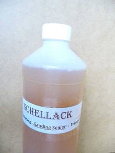 1L Schellack Sanding Sealer Transparent Grundierung Porenfüller Wachsfrei+ - Bild 1 von 2