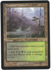 MTG Llanowar Wastes, Apocalypse; Magic the Gathering Card; LP