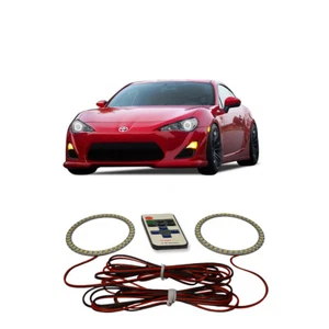 Bright White RF LED Headlight Halo Ring Kit for Scion FR-S 12-16 - Picture 1 of 3
