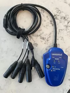 Digigram UAX220v2 USB Digital Audio Computer Recording Interface Balanced XLR - Picture 1 of 4