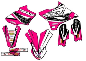 2019-2021 YZ 85 13 FLY Pink Senge Graphics Kit Compatible with Yamaha - Picture 1 of 10