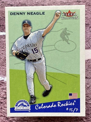 Fleer Tradition Denny Neagle #141 Colorado Rockies 2002 Foto 1 de 2